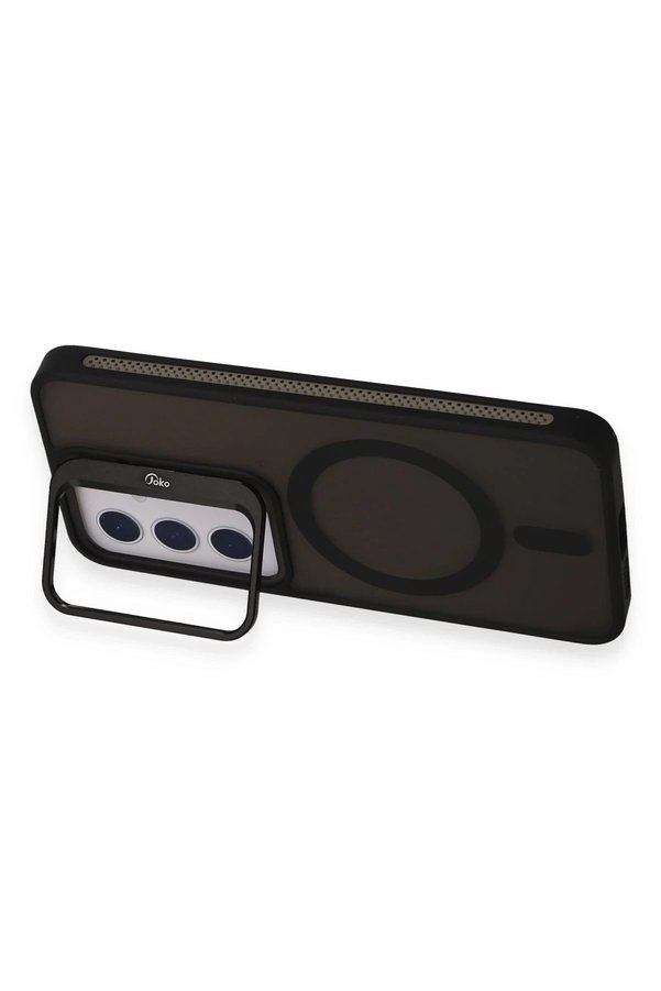 Samsung Galaxy S24 Flet Lens Magsafe Kapak - Si̇yah - Dropx2008-3171