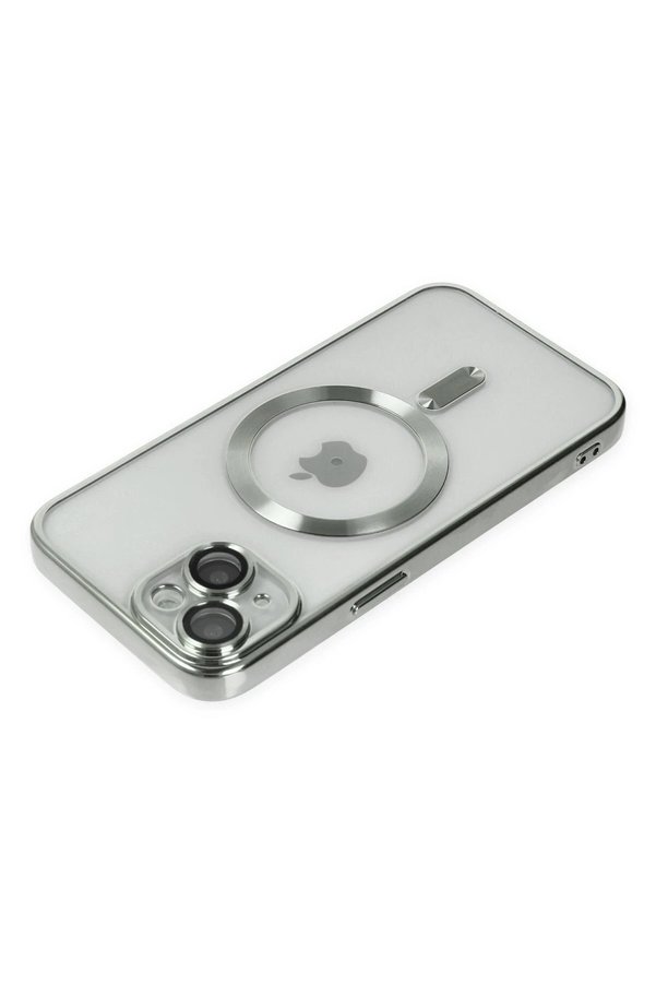 İphone 14 Kılıf Kross Magneti̇csafe Kapak - Gümüş - Dropx8839-1720