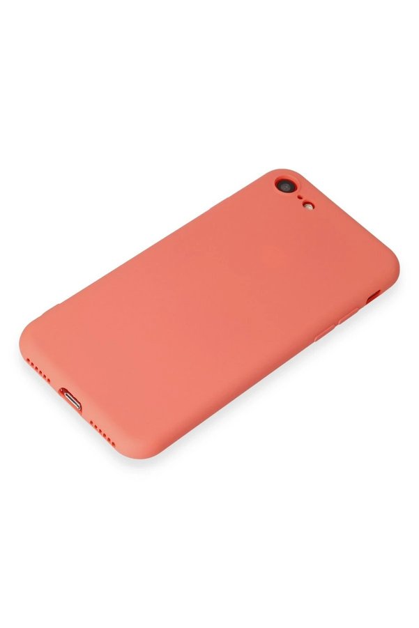İphone 7 Kılıf Fi̇rst Si̇li̇kon - Turuncu - Dropx8176-6257