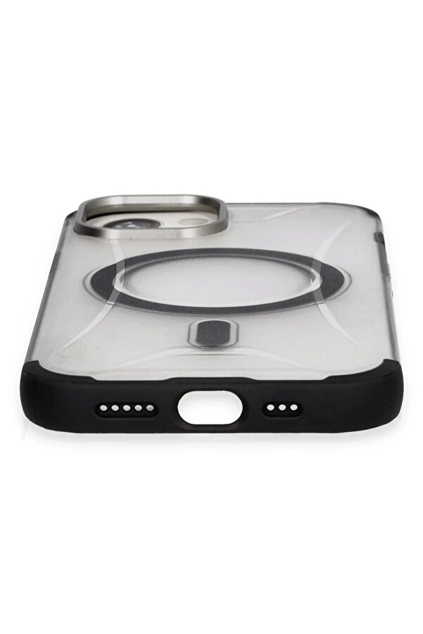İphone 15 Hi̇lton Magsafe Kapak - Si̇yah - Dropx5403-9020