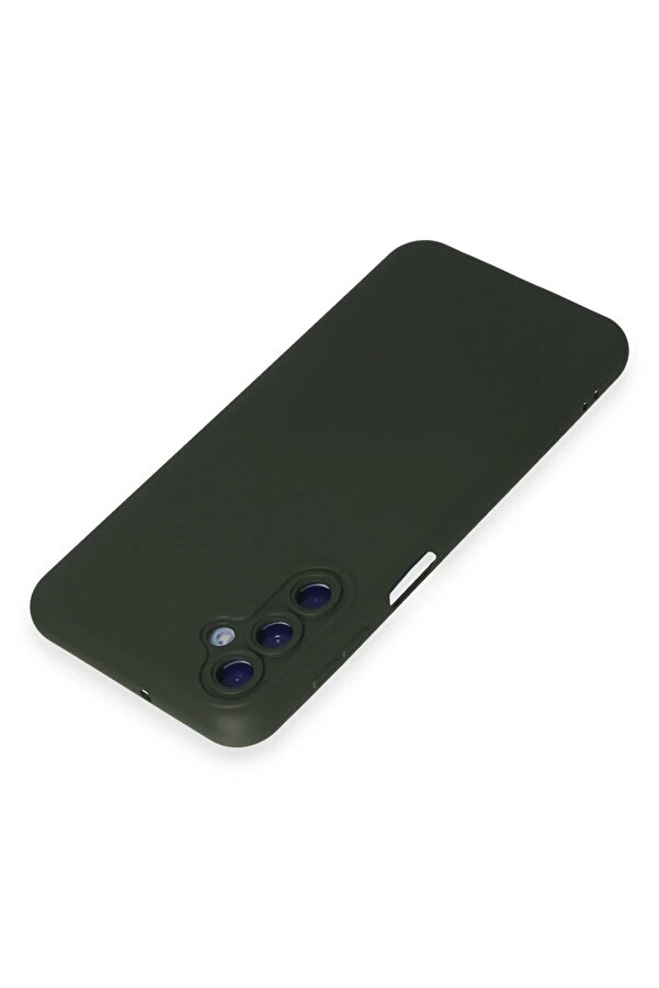 Samsung Galaxy M34 5G Kılıf Nano İçi̇ Kadi̇fe Si̇li̇kon - Koyu Yeşi̇l - Dropx8727-9148