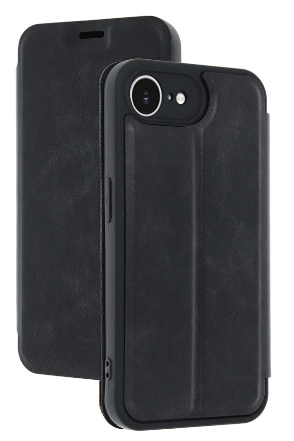İphone 16E Kılıf Fli̇p Cover - Si̇yah - Dropx5030-6254