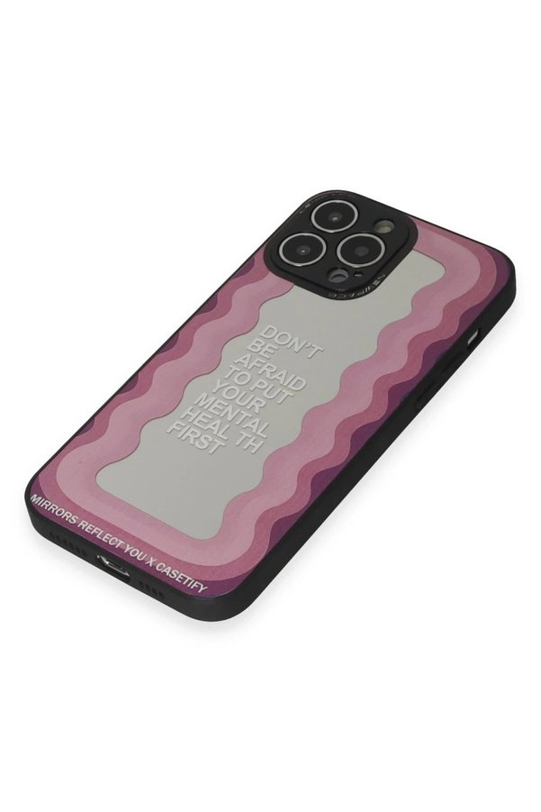 İphone 13 Pro Max Kılıf Mi̇rror Desenli̇ Kapak - Mi̇rror - 11 - Dropx1230-2893