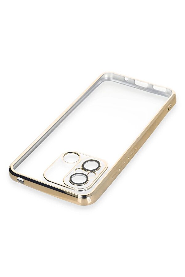Xi̇aomi̇ Redmi̇ 12C Kılıf Lensli̇ Si̇li̇kon - Gold - Dropx5072-7150