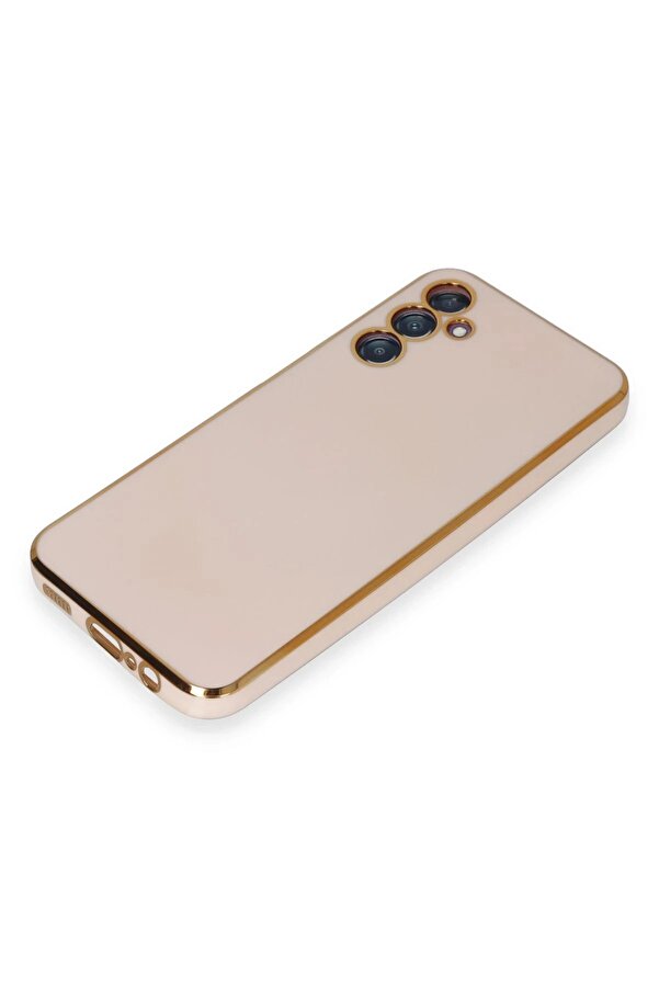 Samsung Galaxy M14 5G Kılıf Volet Si̇li̇kon - Pembe - Dropx6907-5896