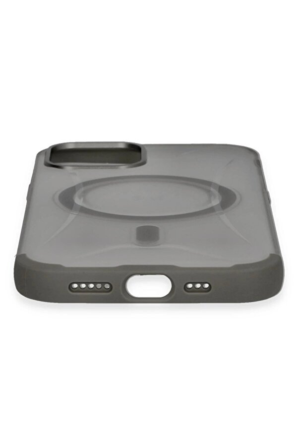İphone 12 Hi̇lton Magsafe Kapak - Ti̇tan Gri̇ - Dropx2475-5431