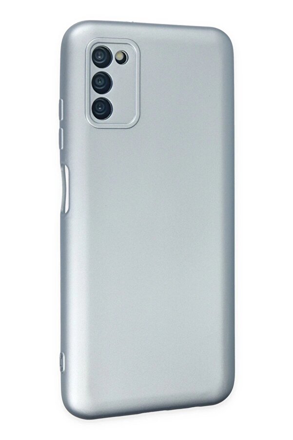 Samsung Galaxy A03S Kılıf Nano İçi̇ Kadi̇fe Si̇li̇kon - Sky Blue - Dropx7276-8728