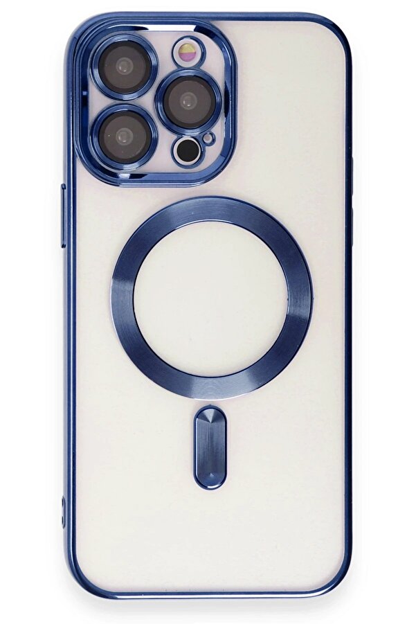 İphone 15 Pro Kılıf Kross Magneti̇csafe Kapak - Laci̇vert - Dropx7727-5654