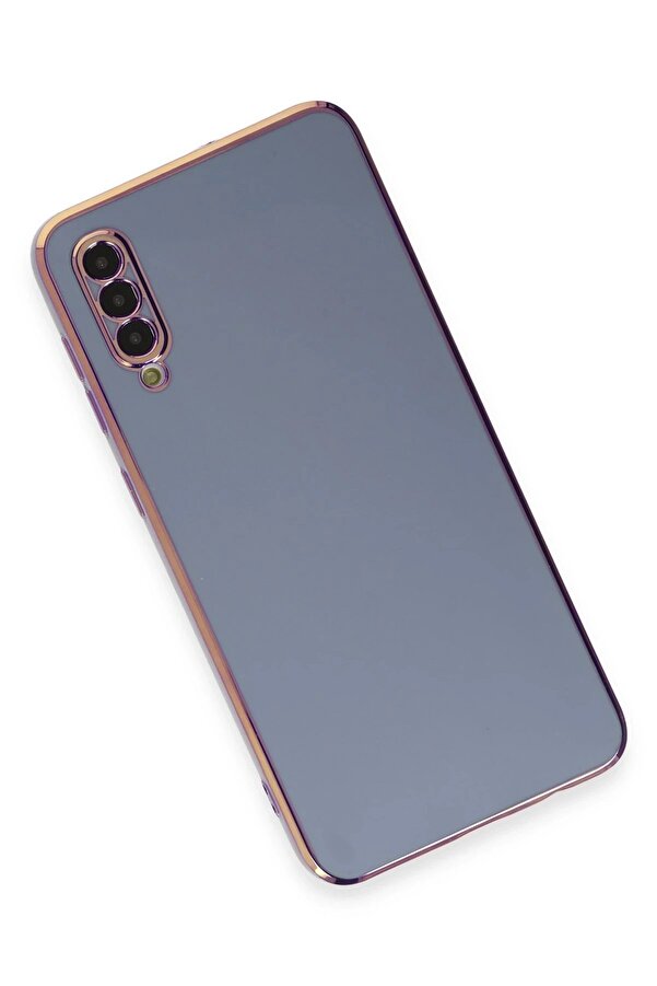 Samsung Galaxy A50 Kılıf Volet Si̇li̇kon - Mavi̇ - Dropx2079-6239