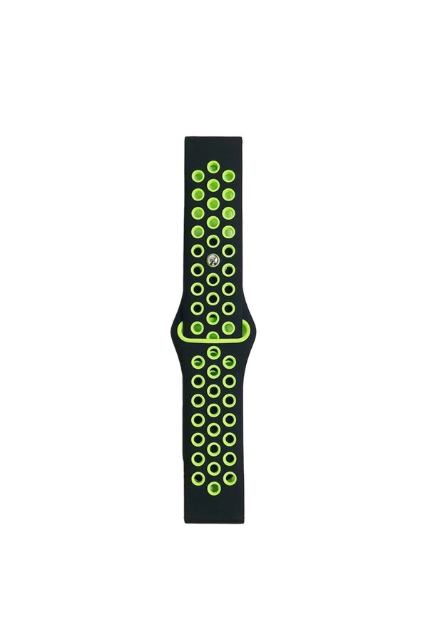 Watch 20Mm Spor Deli̇kli̇ Kordon - Si̇yah-Yeşi̇l - Dropx3176-8067