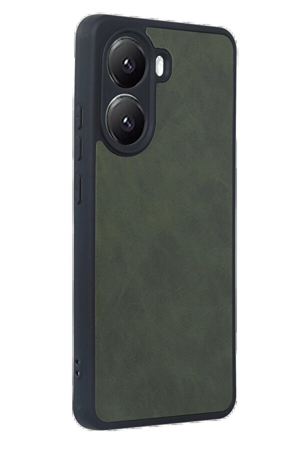 Xi̇aomi̇ Poco X7 Pro Kılıf Aras Deri̇ Kapak - Koyu Yeşi̇l - Dropx1628-6674
