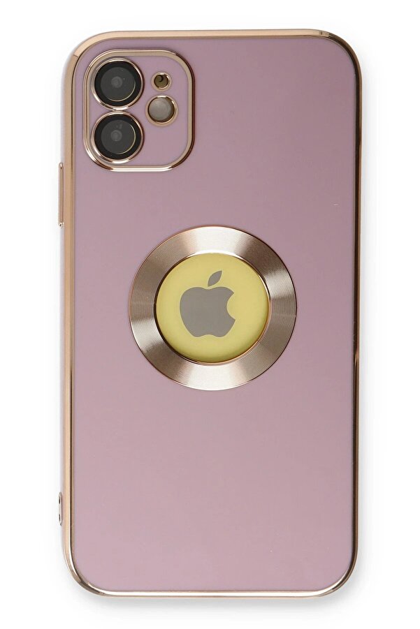 İphone 12 Kılıf Store Si̇li̇kon - Mor - Dropx9959-9496