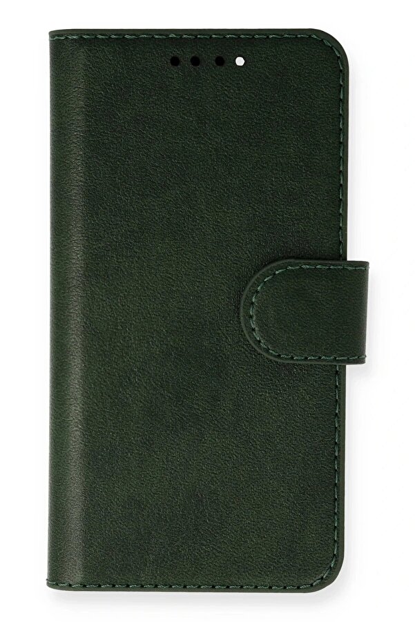 İphone 13 Mi̇ni̇ Kılıf Trend S Plus Kapaklı Kılıf - Yeşi̇l - Dropx4740-8933