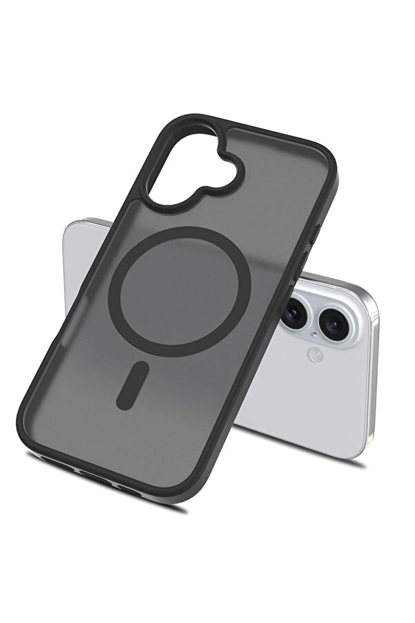 İphone 16 Plus Jota Magsafe Kapak - Ti̇tan Gri̇ - Dropx1391-5272