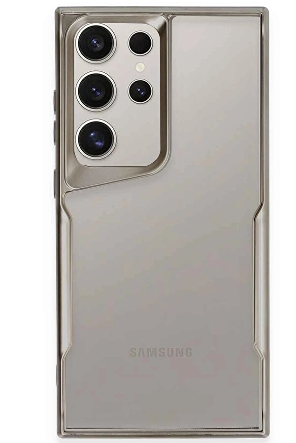 Samsung Galaxy S25 Ultra Kılıf Boyi̇ Si̇li̇kon Kapak - Ti̇tan Gri̇ - Dropx3082-6211