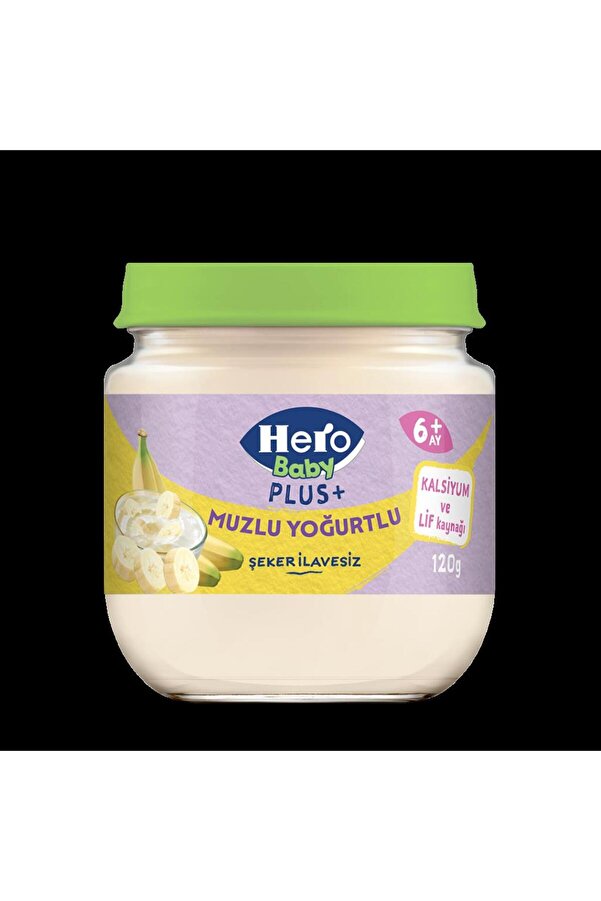 Hero Baby Muzlu Yoğurtlu Kavanoz Mama 120 Gr