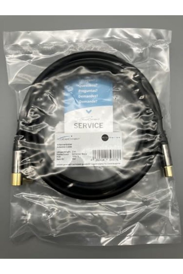 Goldtrack – 4K Kablosu, Koaksi̇yel Kablolar – 90° Açılı/Düz – 2M – /Analog Tv Kablosu – 0,5-20M Arası