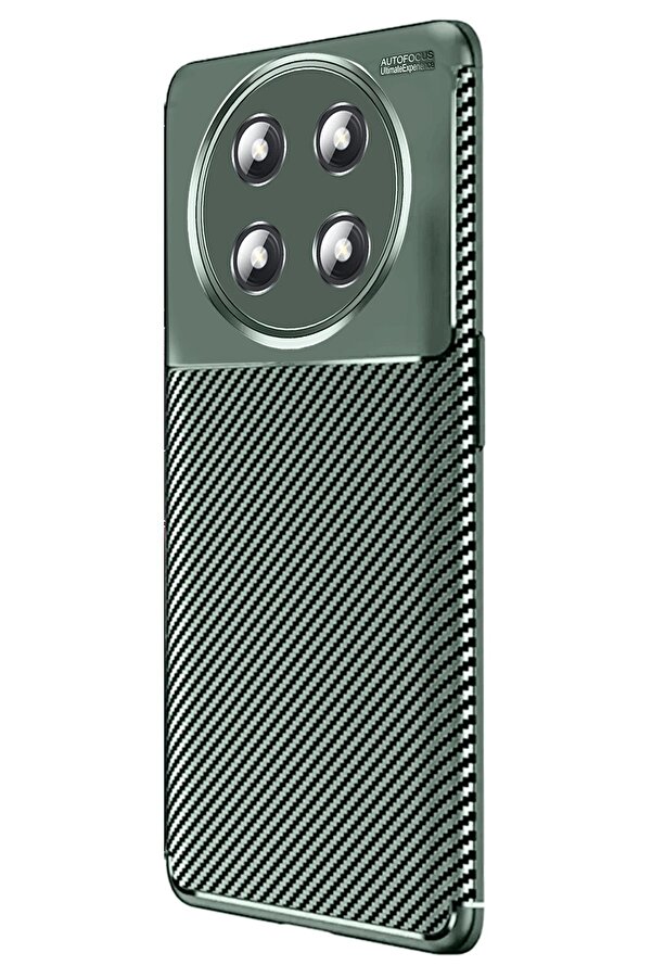 Honor Magi̇c 7 Li̇te Kılıf Auto Focus Karbon Kapak - Koyu Yeşi̇l - Dropx4740-2300