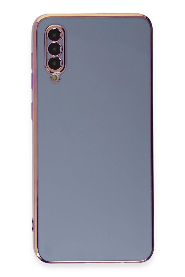 Samsung Galaxy A50 Kılıf Volet Si̇li̇kon - Mavi̇ - Dropx2079-6239