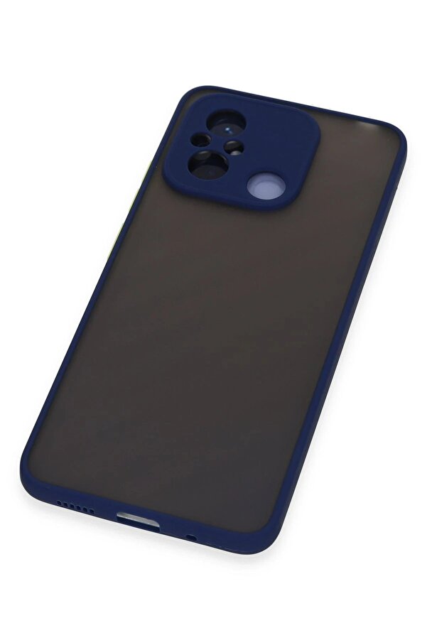 Xi̇aomi̇ Redmi̇ 12C Kılıf Montreal Si̇li̇kon Kapak - Laci̇vert - Dropx6558-7004