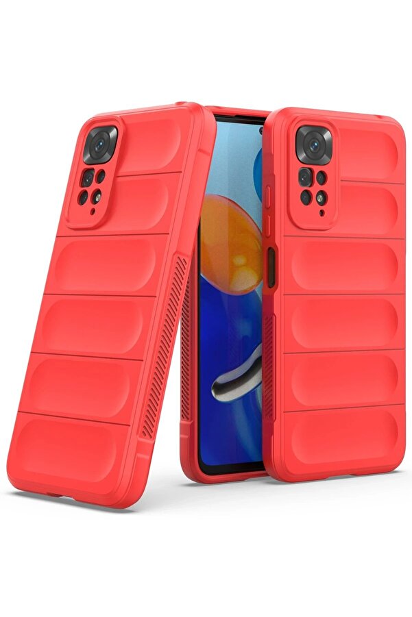Xi̇aomi̇ Redmi̇ Note 11 Kılıf Opti̇mum Si̇li̇kon - Kırmızı - Dropx7490-6390