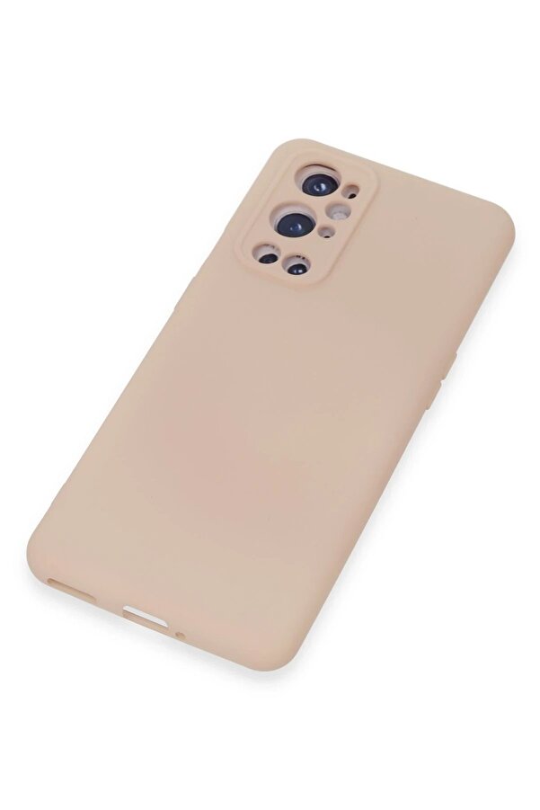 One Plus 9 Pro Kılıf Nano İçi̇ Kadi̇fe Si̇li̇kon - Pudra - Dropx3878-3723