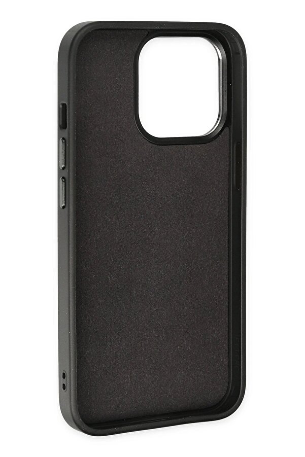 İphone 14 Pro Max Kılıf Ki̇ng Kapak - Gri̇-Si̇yah - Dropx6422-6117