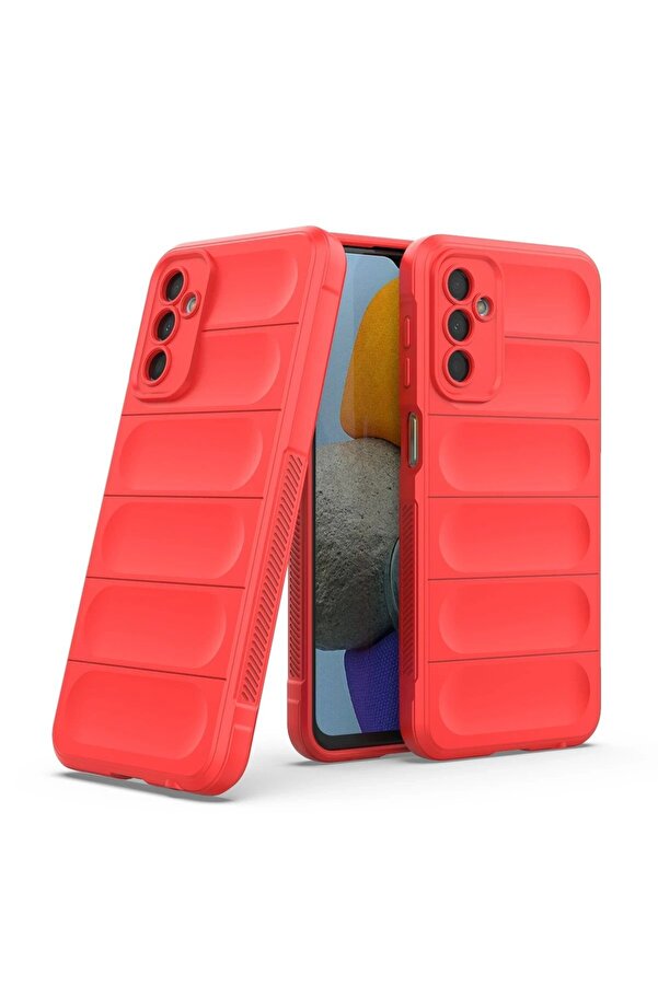 Samsung Galaxy M23 Kılıf Opti̇mum Si̇li̇kon - Kırmızı - Dropx7114-8588