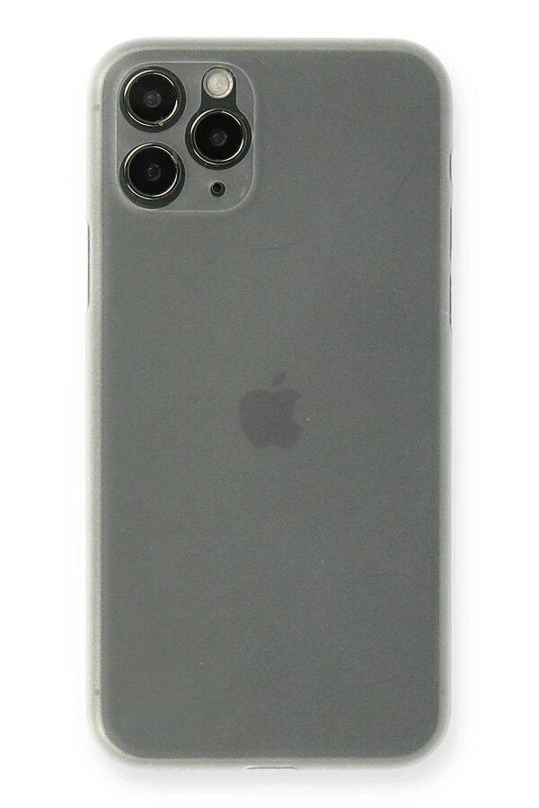 İphone 11 Pro Kılıf Pp Ultra İnce Kapak - Beyaz - Dropx2021-4581