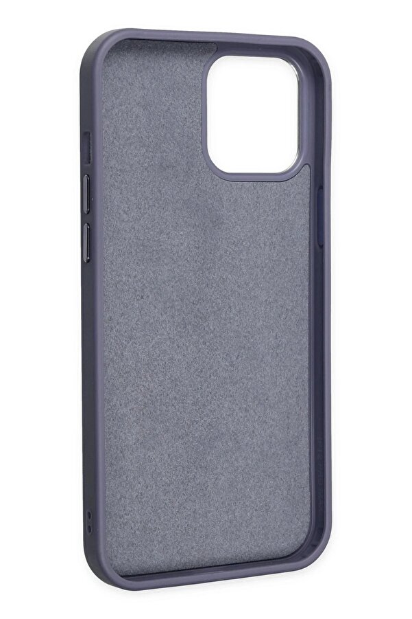 İphone 12 Pro Max Kılıf Asya Deri̇ Si̇li̇kon - Mor - Dropx2458-1442