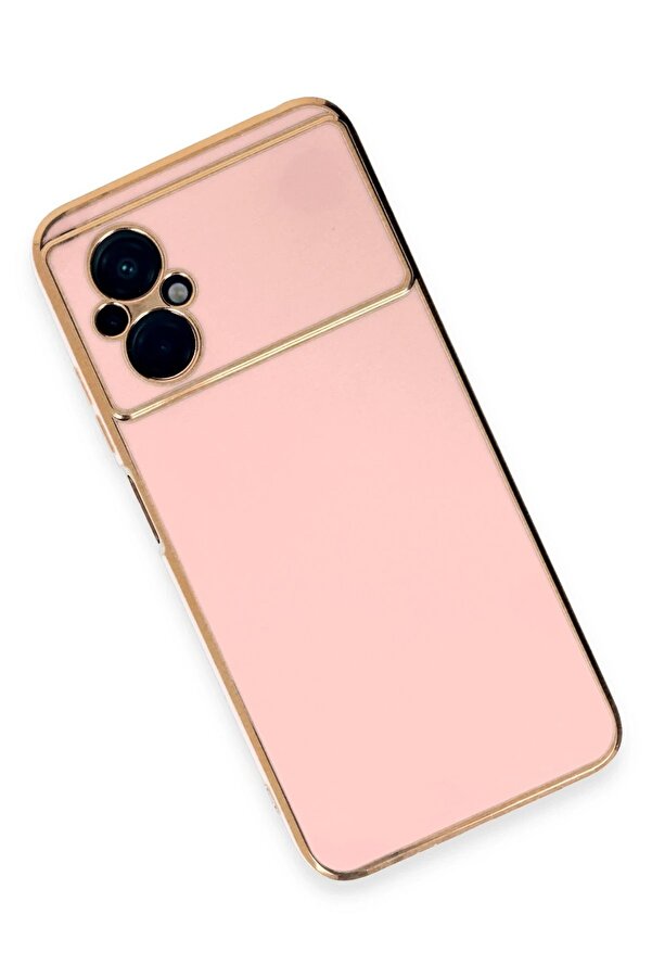 Xi̇aomi̇ Poco M5 Kılıf Volet Si̇li̇kon - Pembe - Dropx4270-3268