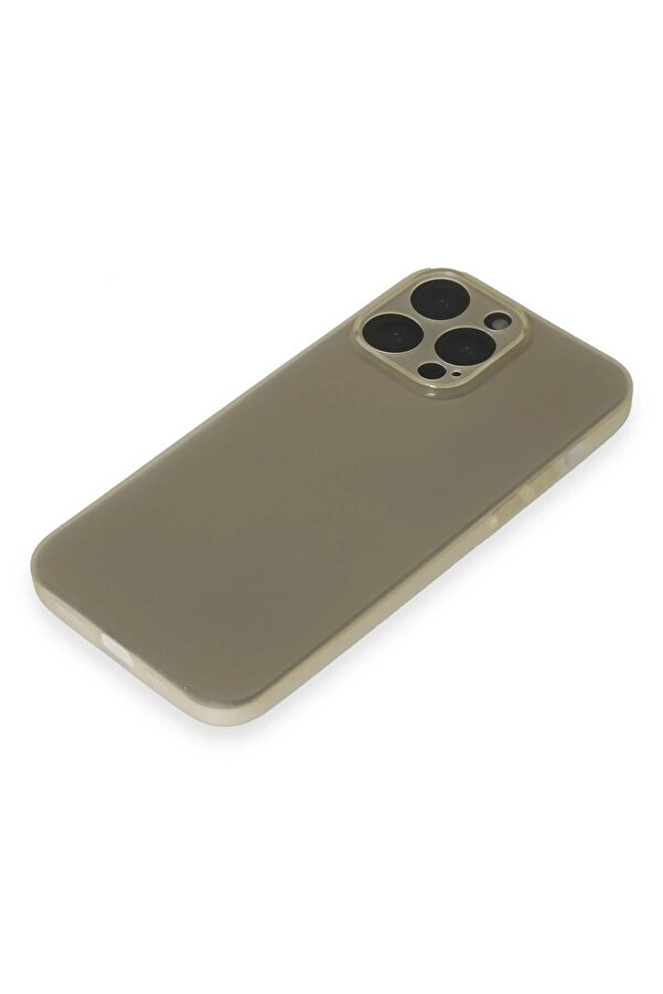 İphone 15 Pro Max Kılıf Si̇li̇kon - Gold - Dropx1797-6191