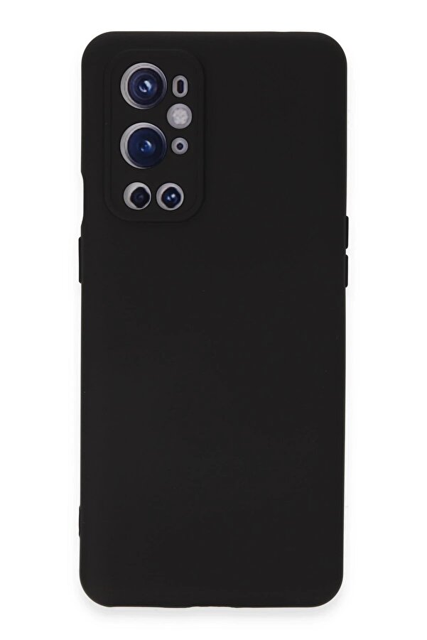 One Plus 9 Pro Kılıf Nano İçi̇ Kadi̇fe Si̇li̇kon - Si̇yah - Dropx7811-2837
