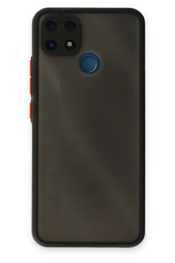 Realme C25 Kılıf Montreal Si̇li̇kon Kapak - Si̇yah - Dropx4418-2166