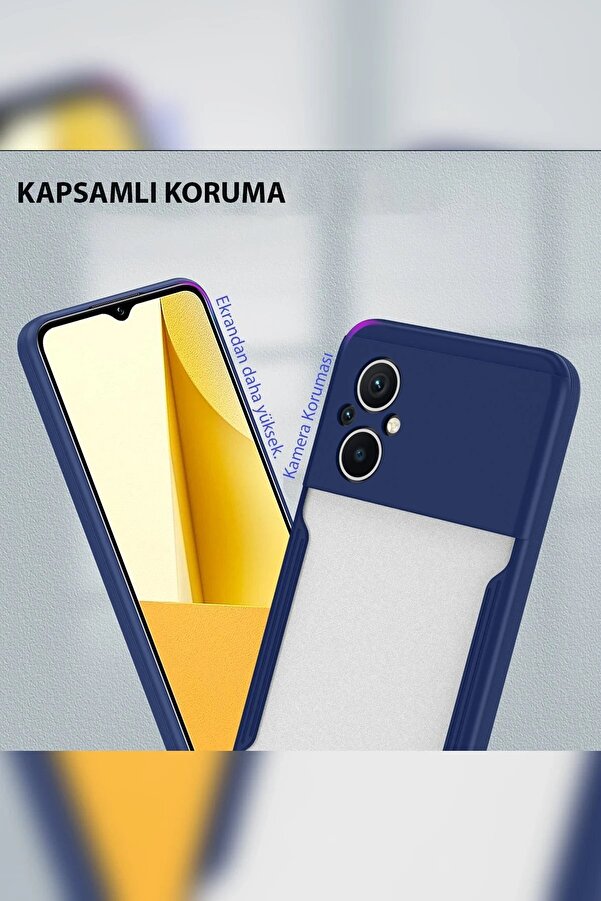 Xi̇aomi̇ Poco M5 Kılıf Plati̇n Si̇li̇kon - Yeşi̇l - Dropx3899-4801