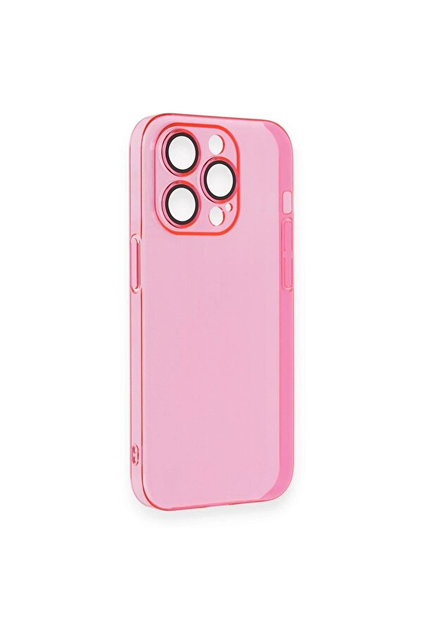 İphone 14 Pro Kılıf Armada Lensli̇ Kapak - Pembe - Dropx2613-1039