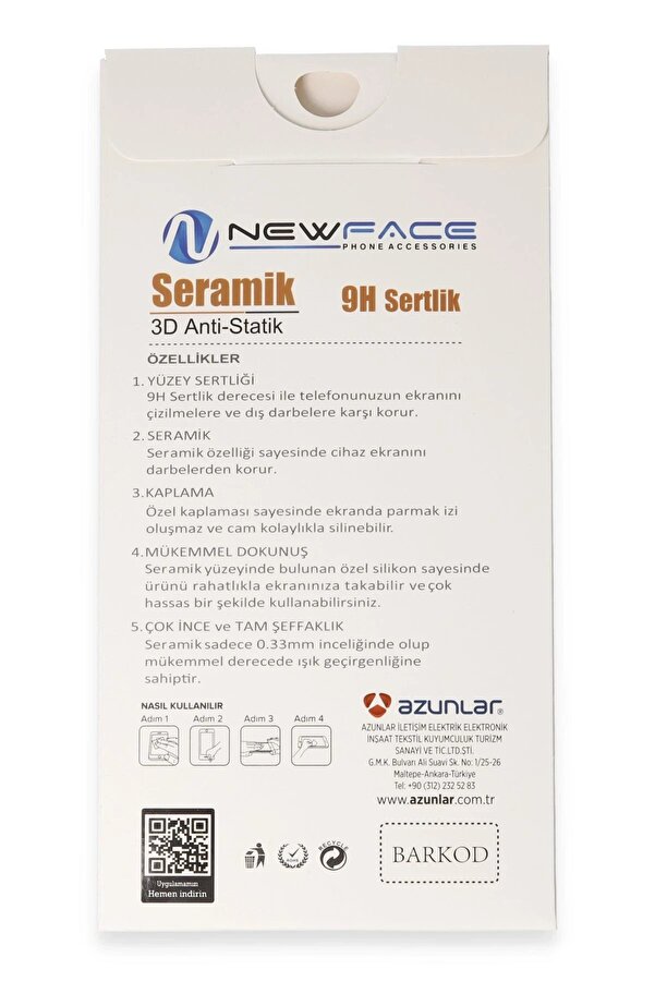 Samsung Galaxy A21S 3D Anti̇stati̇k Mat Serami̇k Nano Ekran Koruyucu - Dropx8096-3493