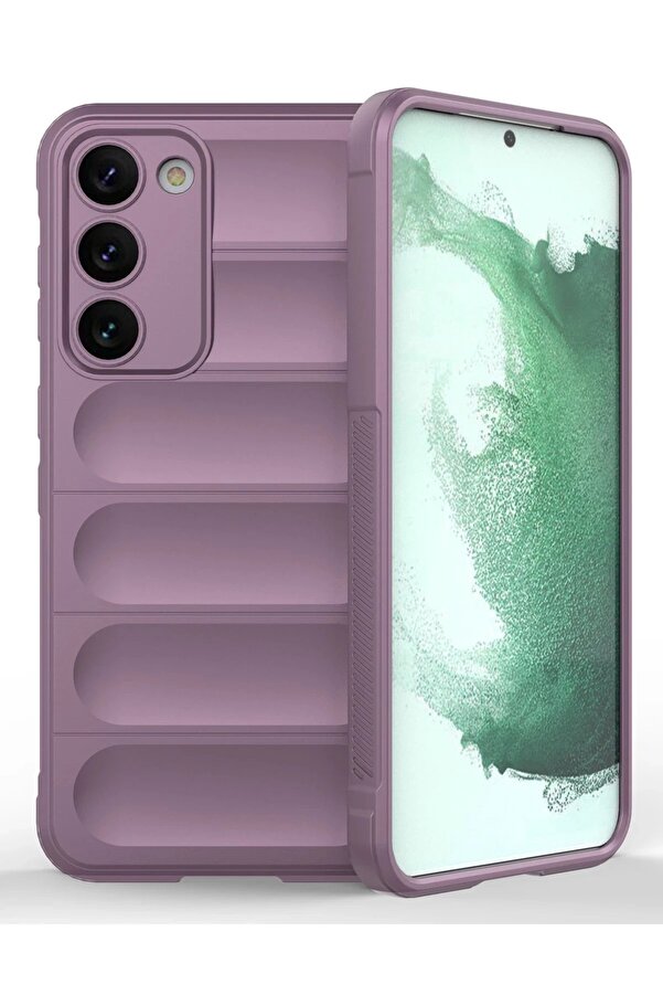 Samsung Galaxy S23 Plus Kılıf Opti̇mum Si̇li̇kon - Mor - Dropx8424-6523