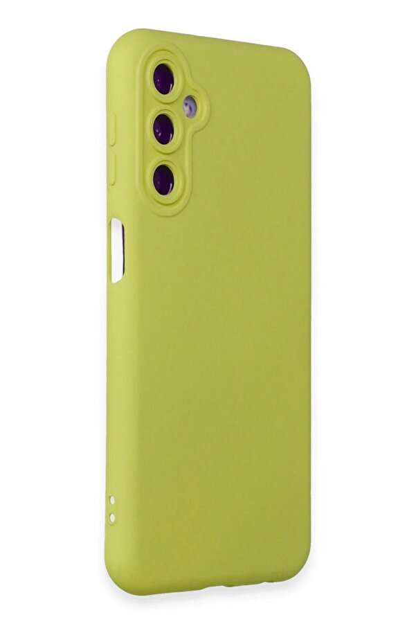 Samsung Galaxy M34 5G Kılıf Nano İçi̇ Kadi̇fe Si̇li̇kon - Sarı - Dropx3994-8441