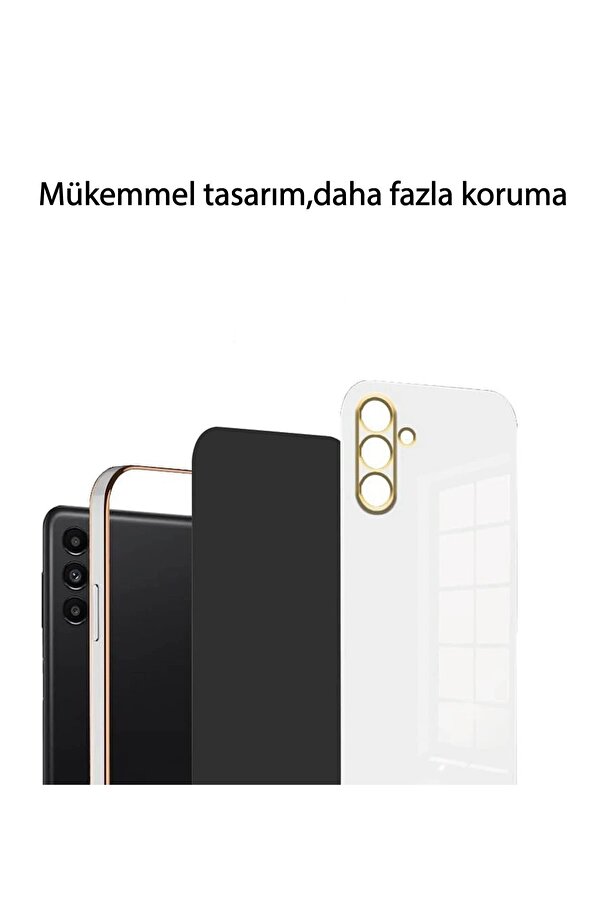 Samsung Galaxy A55 5G Kılıf Volet Si̇li̇kon - Mavi̇ - Dropx7639-5986