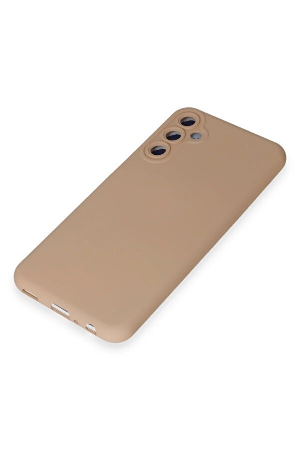 Samsung Galaxy M14 5G Kılıf Nano İçi̇ Kadi̇fe Si̇li̇kon - Pudra - Dropx6941-8831