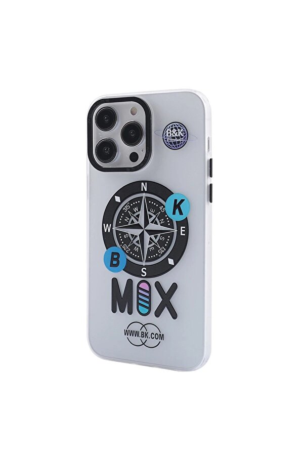 İphone 14 Pro Kılıf Apollo Magneti̇csafe Desenli̇ Kapak - Apollo Şeffaf - 3 - Dropx7116-2860