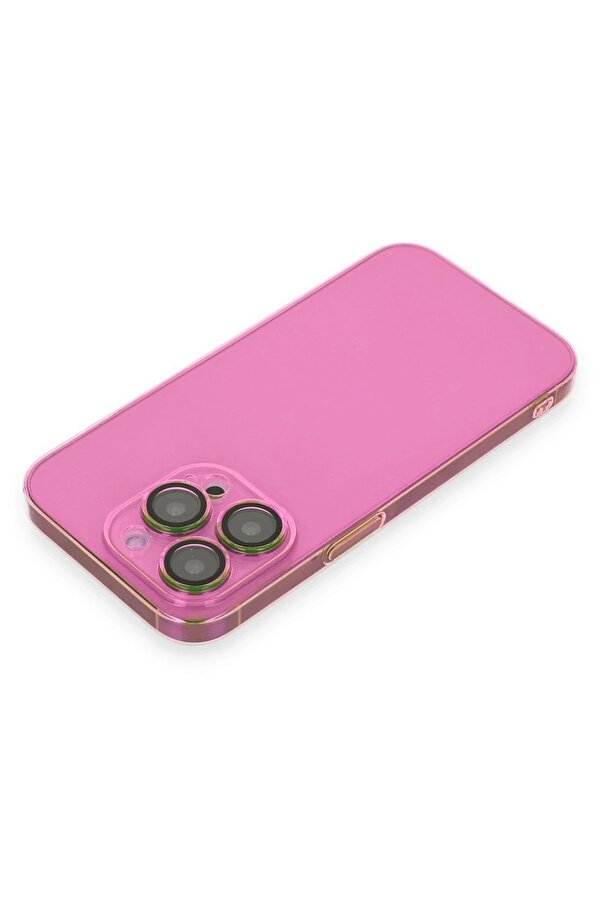 İphone 14 Pro Kılıf Armada Lensli̇ Kapak - Pembe - Dropx2613-1039