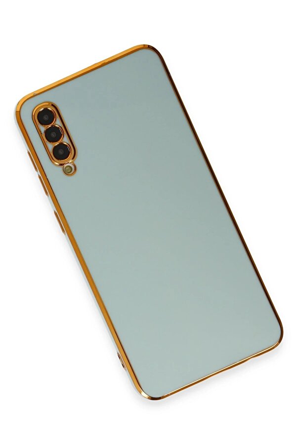 Samsung Galaxy A50 Kılıf Volet Si̇li̇kon - Açık Yeşi̇l - Dropx4505-4395