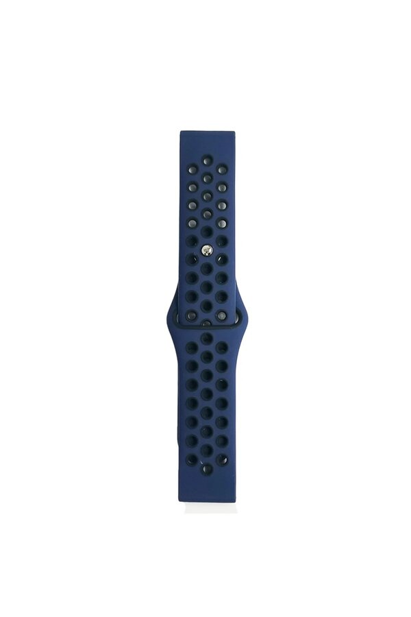 Watch 22Mm Spor Deli̇kli̇ Kordon - Laci̇vert-Si̇yah - Dropx7086-6531