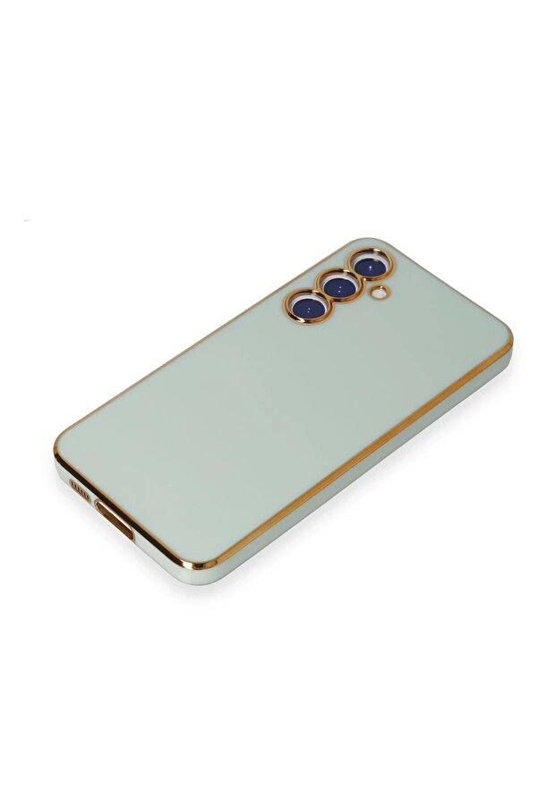 Samsung Galaxy S23 Fe Kılıf Volet Si̇li̇kon - Açık Yeşi̇l - Dropx1733-5675