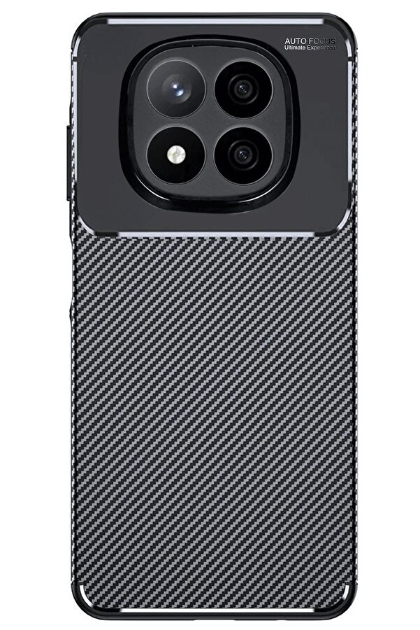 Xi̇aomi̇ Redmi̇ Note 14 Pro Plus Kılıf Auto Focus Karbon Kapak - Si̇yah - Dropx8904-2766