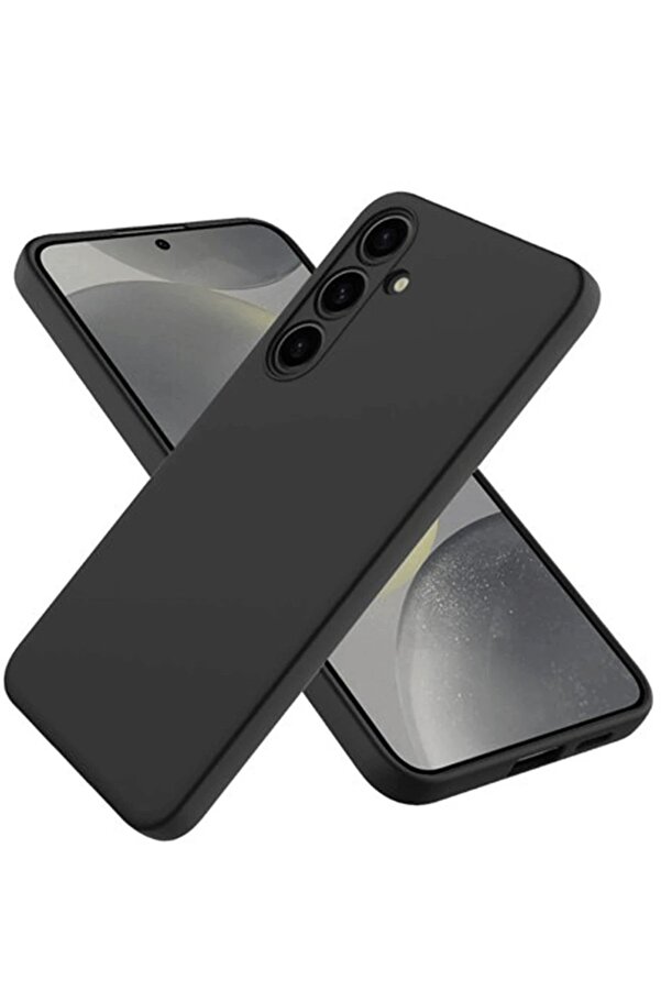 Samsung Galaxy A56 Kılıf Fi̇rst Si̇li̇kon - Si̇yah - Dropx3905-1249