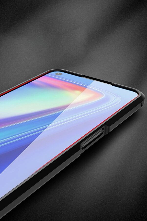 Realme 7 Kılıf Auto Focus Kapak - Si̇yah - Dropx3807-6750