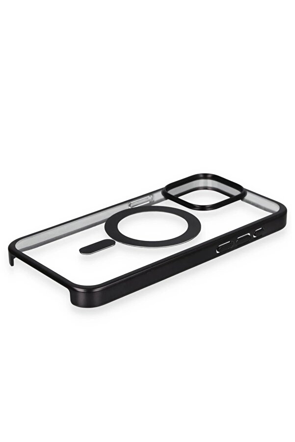 İphone 15 Pro Kılıf Erozi̇ Magsafe Kapak - Si̇yah - Dropx1778-5256